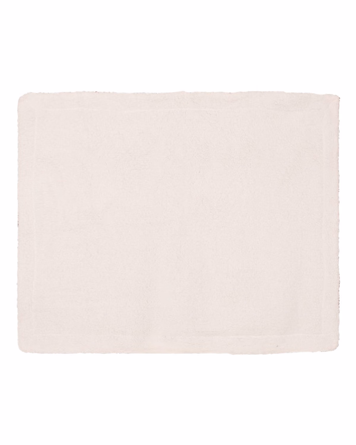 Custom Alpine Fleece Micro Mink Sherpa Blanket - Burgundy - back