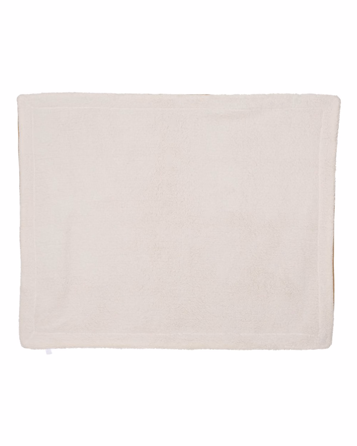 Custom Alpine Fleece Micro Mink Sherpa Blanket - Camel - back