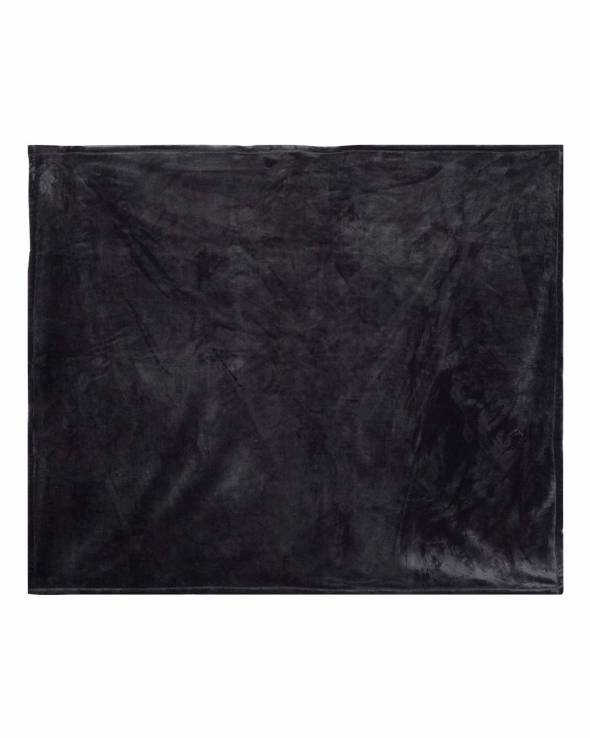 Custom Alpine Fleece Mink Touch Luxury Blanket - Black - side