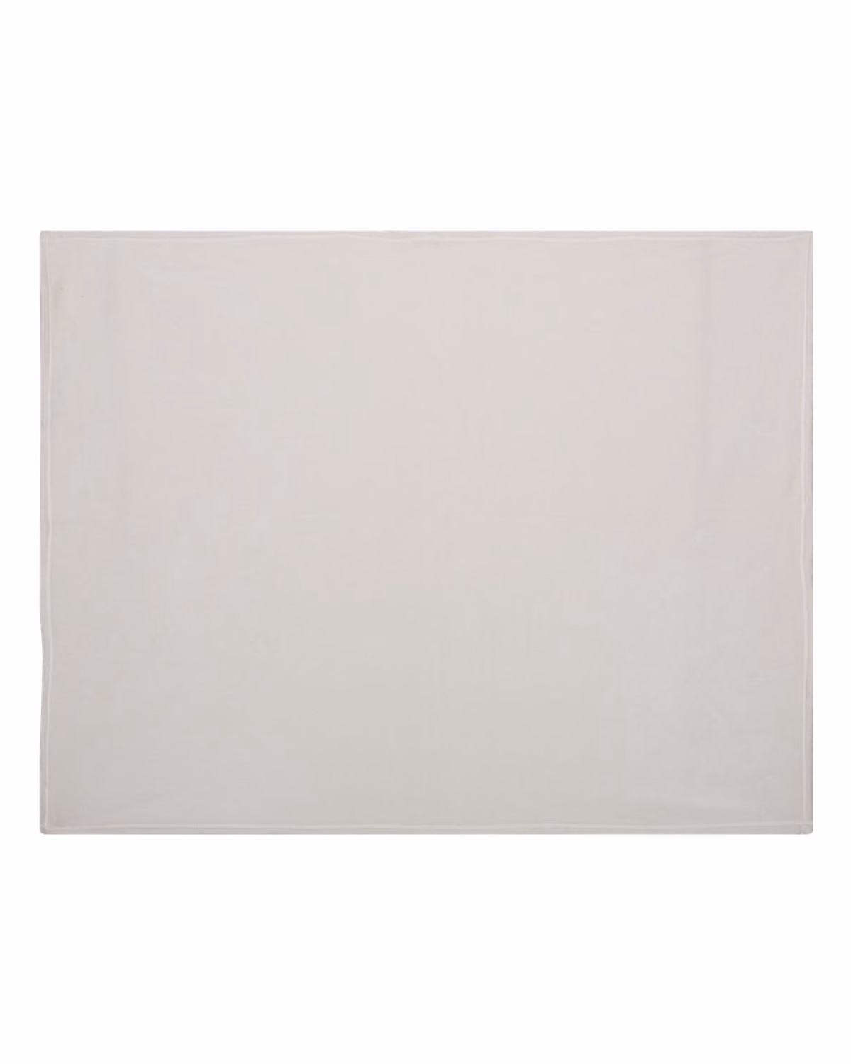 Custom Alpine Fleece Mink Touch Luxury Blanket - Cream - side