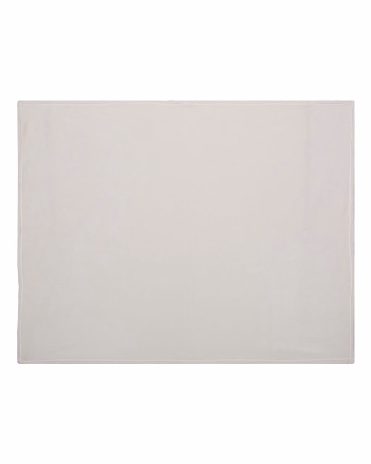Custom Alpine Fleece Mink Touch Luxury Blanket - Cream - side