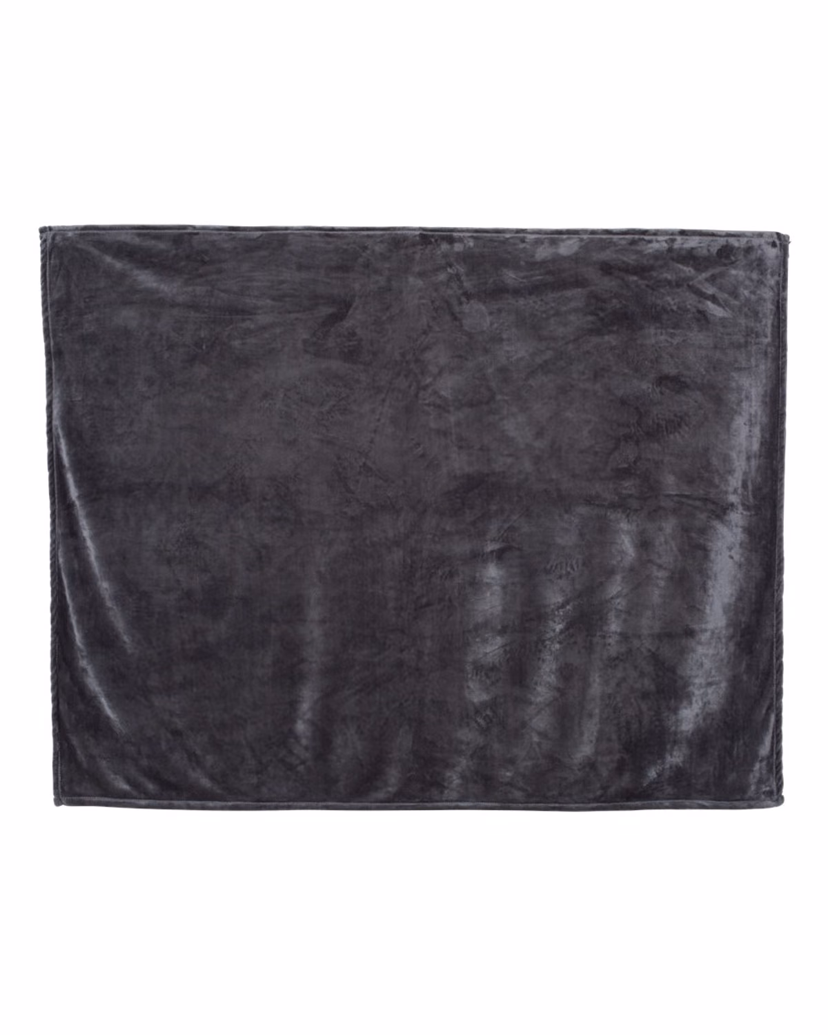 Custom Alpine Fleece Mink Touch Luxury Blanket - Grey - front