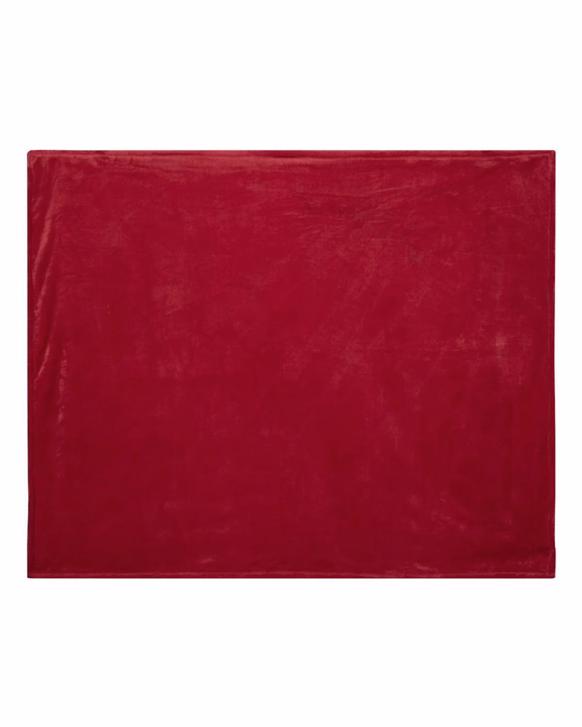 Custom Alpine Fleece Mink Touch Luxury Blanket - Red - side