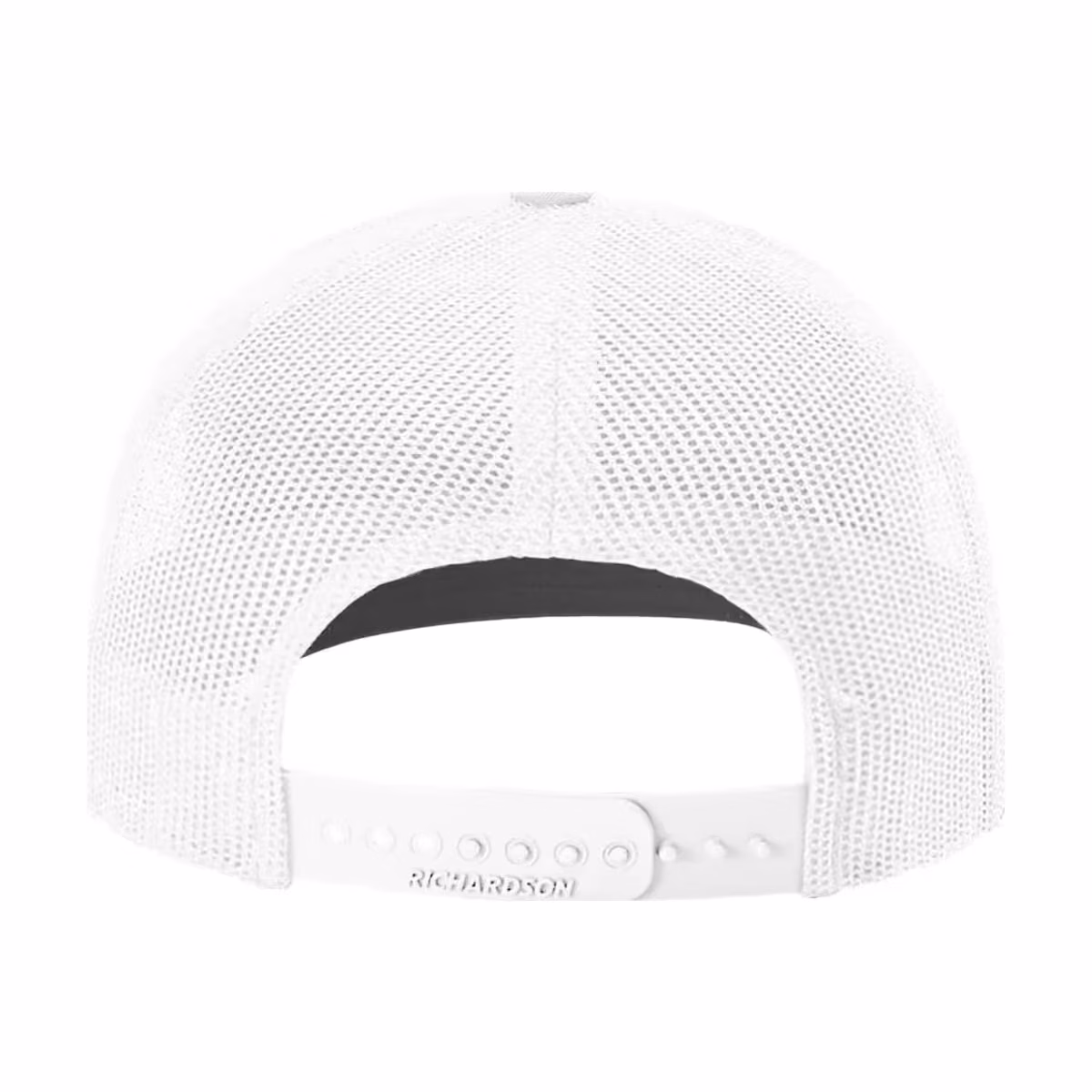 Custom Richardson 112 Snapback Trucker Cap - White back