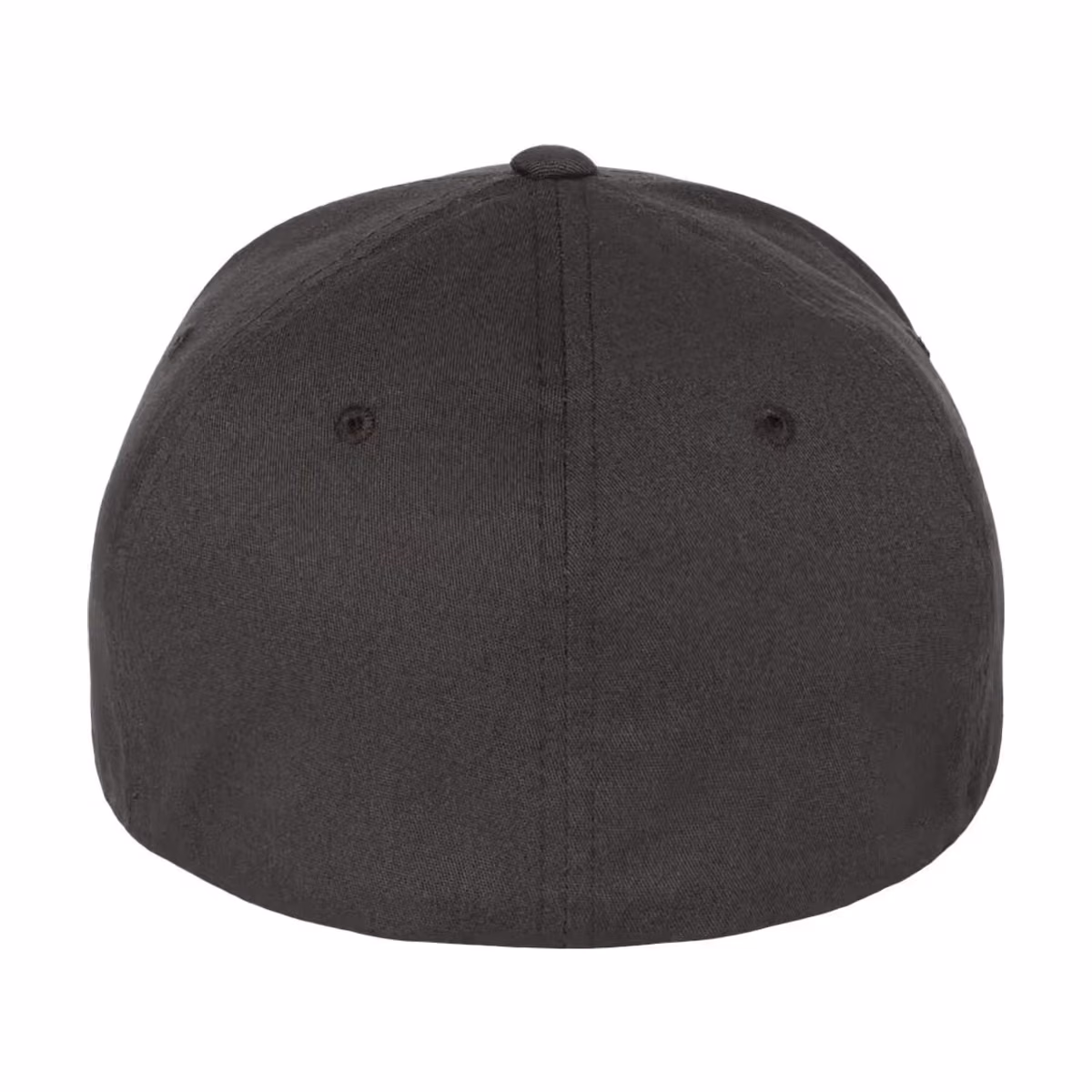 Custom Flexfit V-Flexfit® Cotton Twill Cap - Dark Grey back