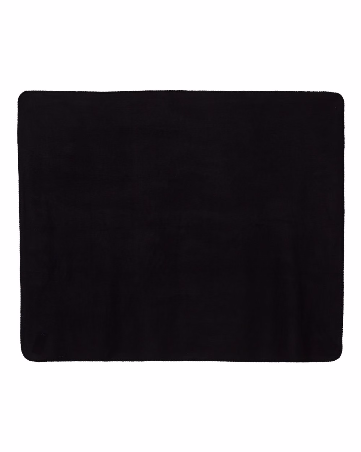 Custom Alpine Fleece Throw Blanket - Black - front