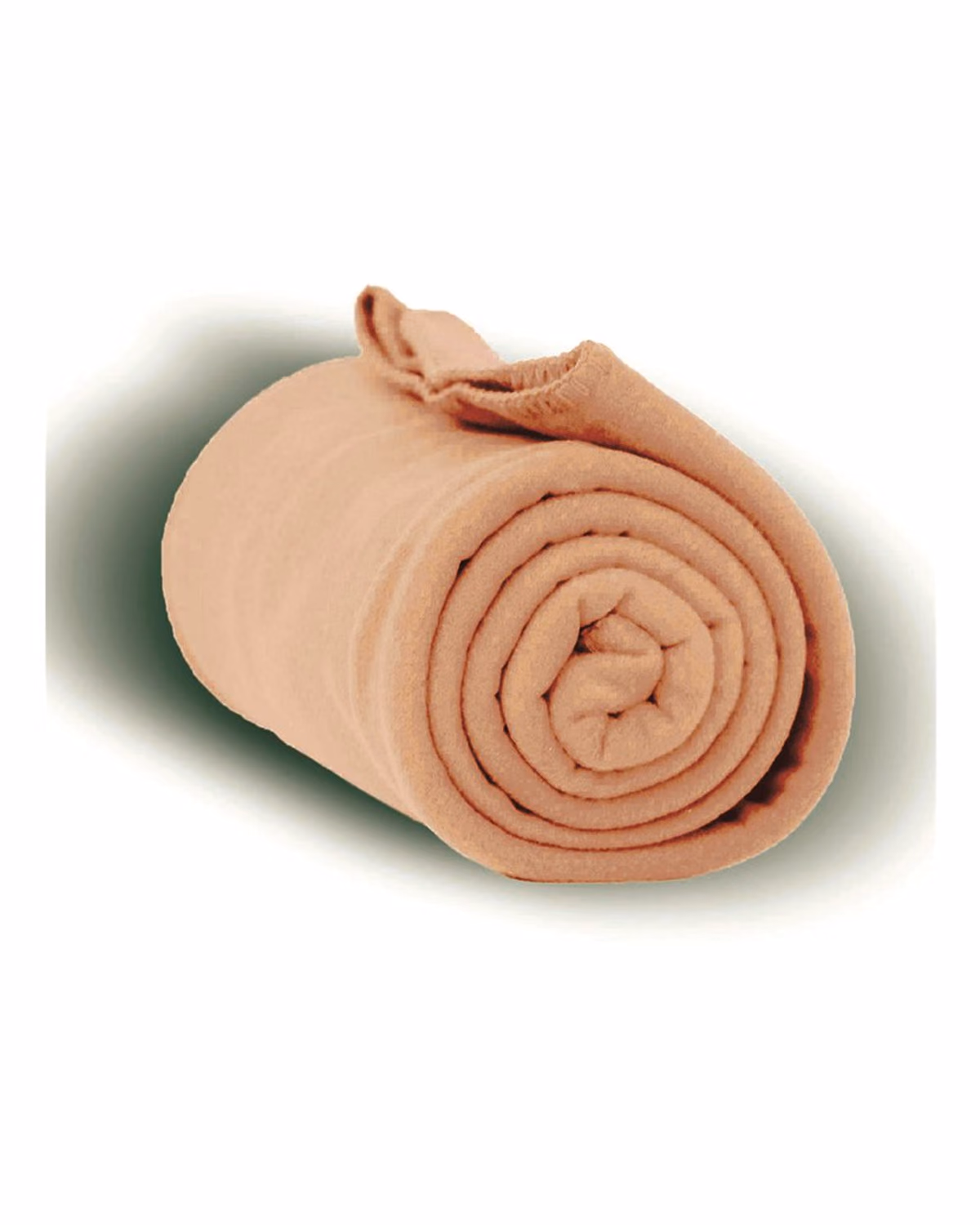 Custom Alpine Fleece Throw Blanket - Camel - front