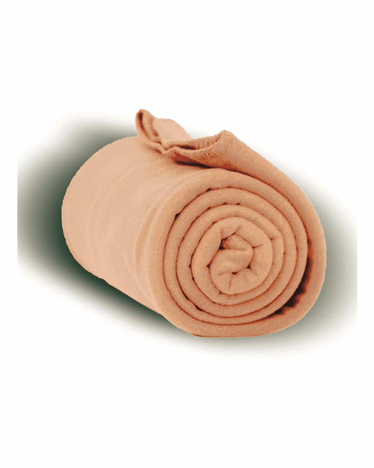 Custom Alpine Fleece Throw Blanket - Camel - front