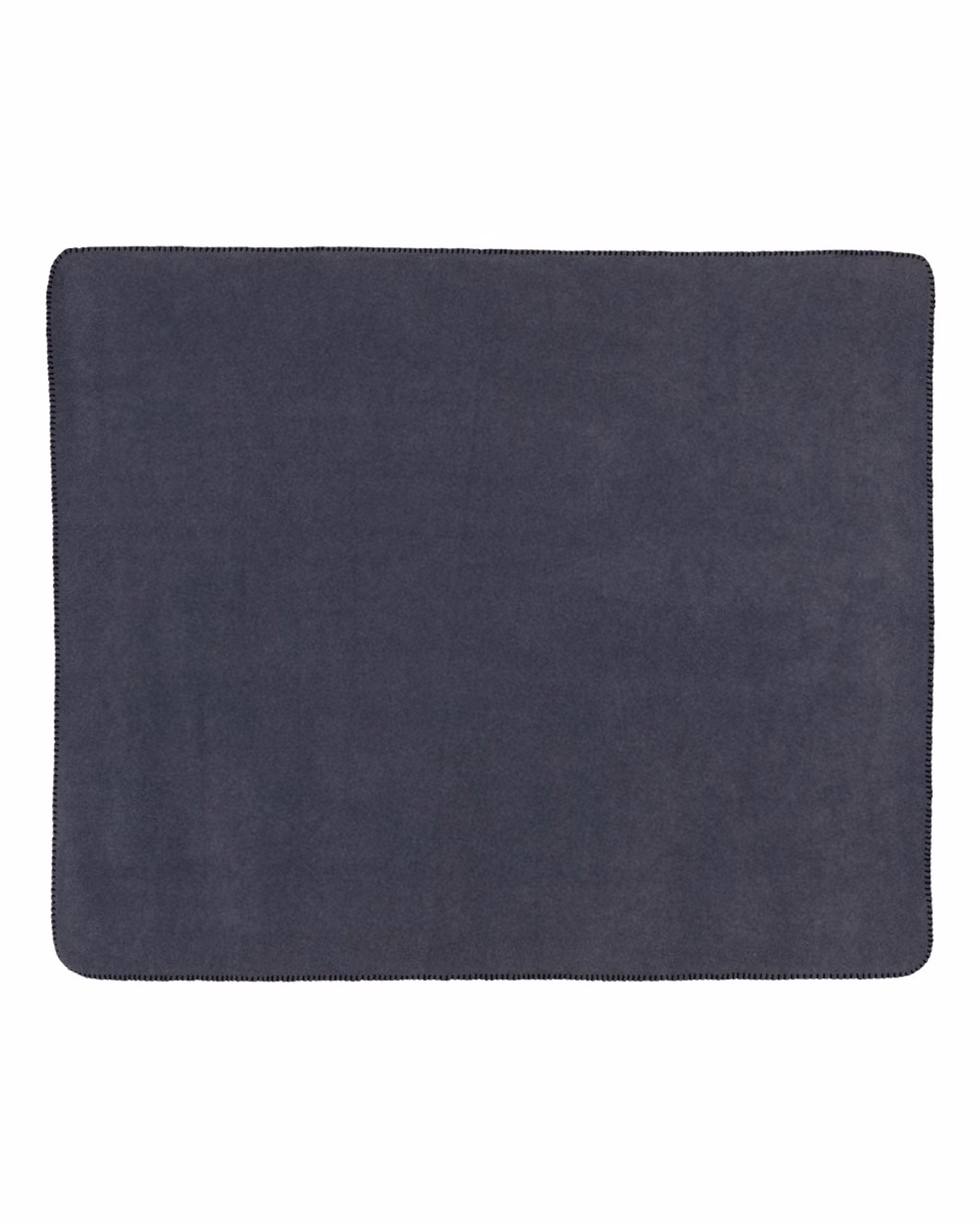 Custom Alpine Fleece Throw Blanket - Charcoal - back