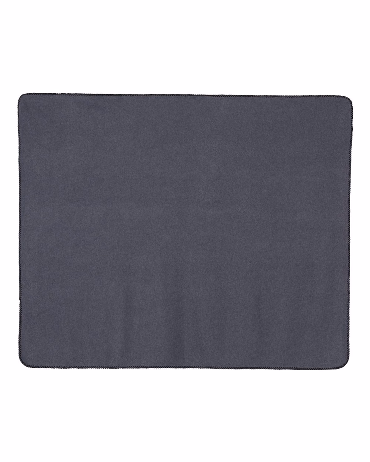 Custom Alpine Fleece Throw Blanket - Charcoal - front
