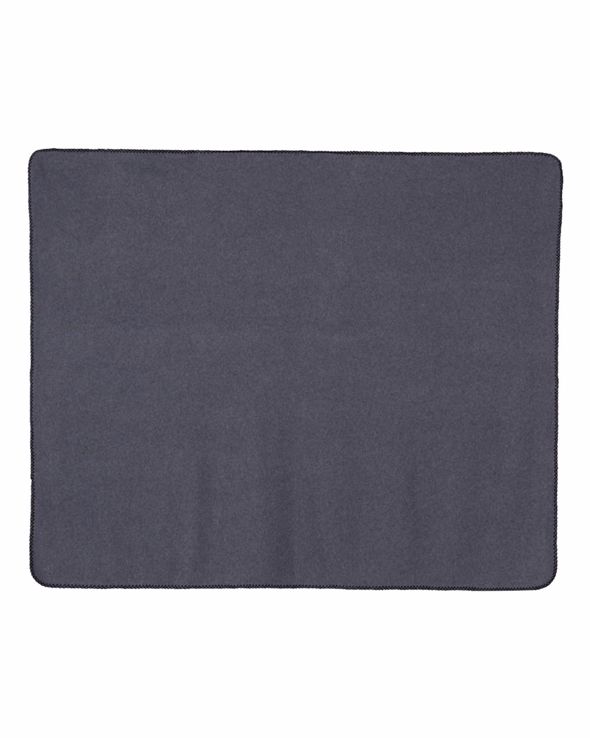 Custom Alpine Fleece Throw Blanket - Charcoal - front