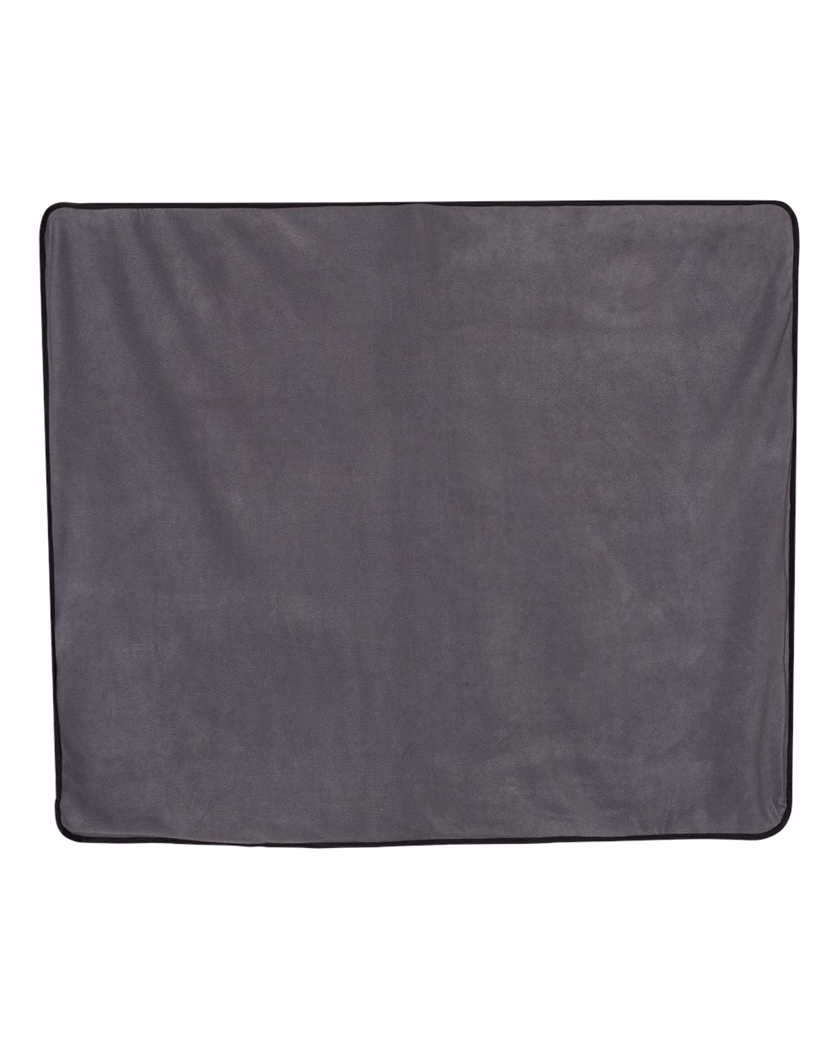 Custom Alpine Fleece Picnic Blanket - Cinder Grey - front