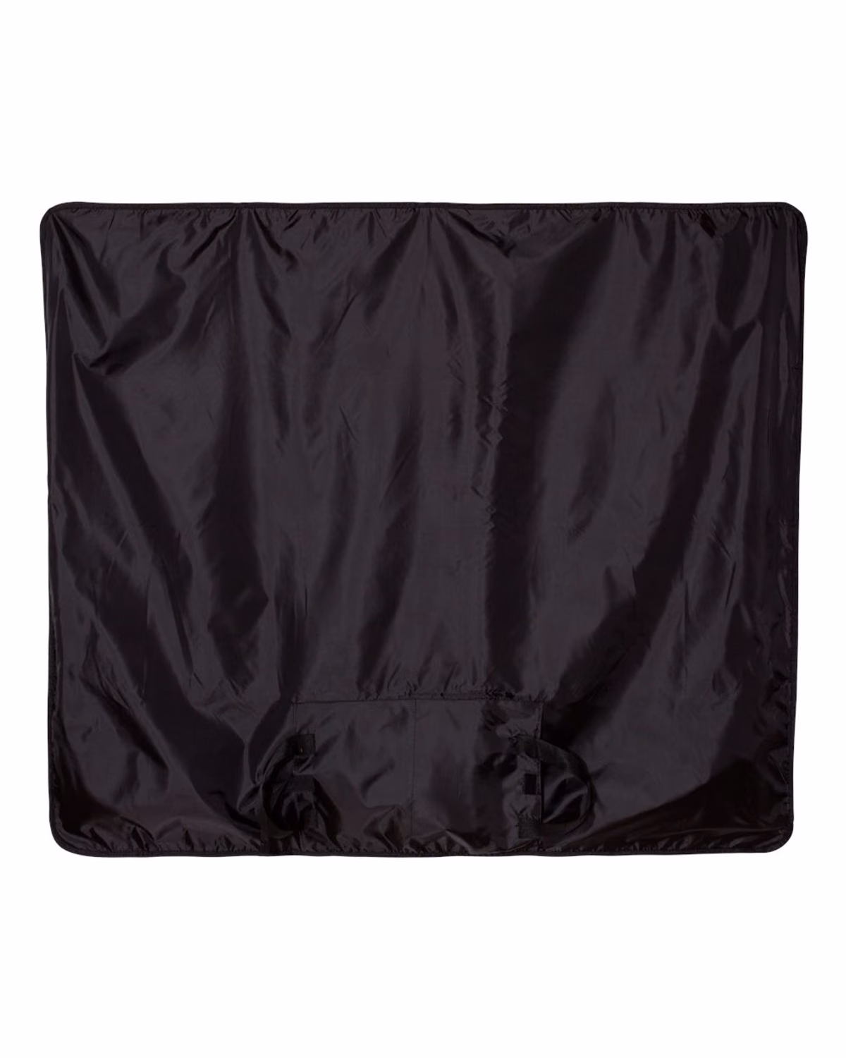 Custom Alpine Fleece Picnic Blanket - Navy - back