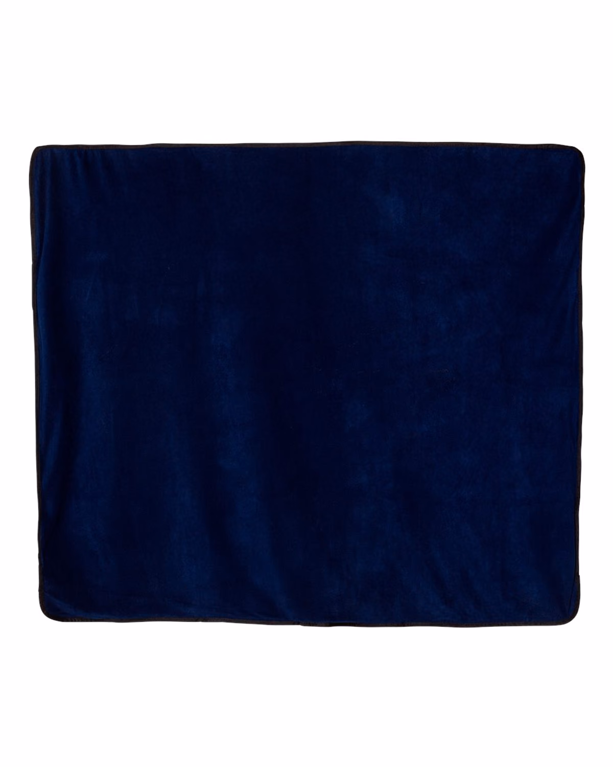 Custom Alpine Fleece Picnic Blanket - Navy - front