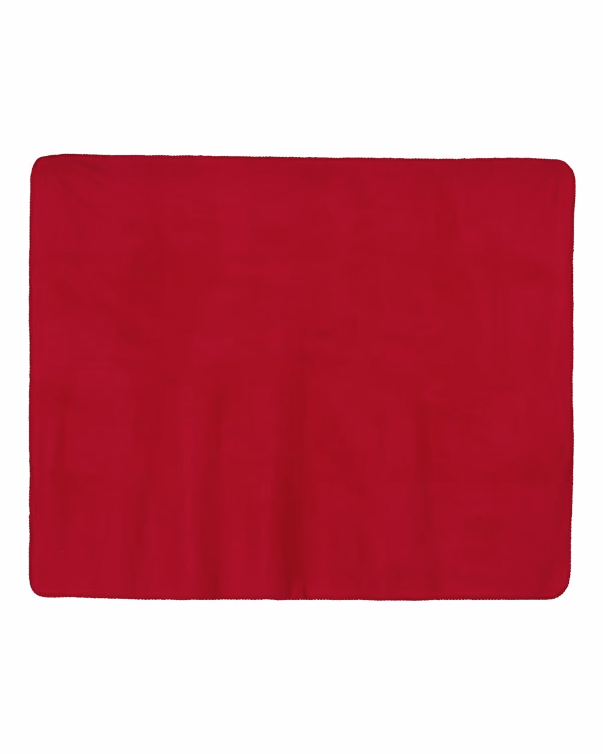 Custom Alpine Fleece Picnic Blanket - Red - front