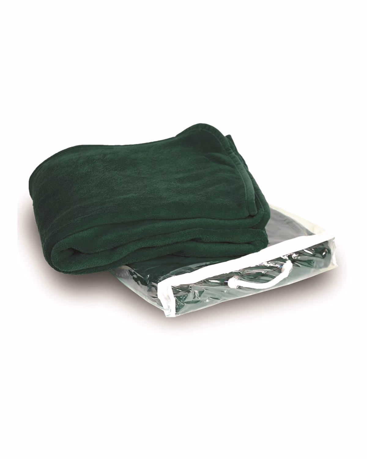 Custom Alpine Fleece Micro Coral Blanket - Forest - front