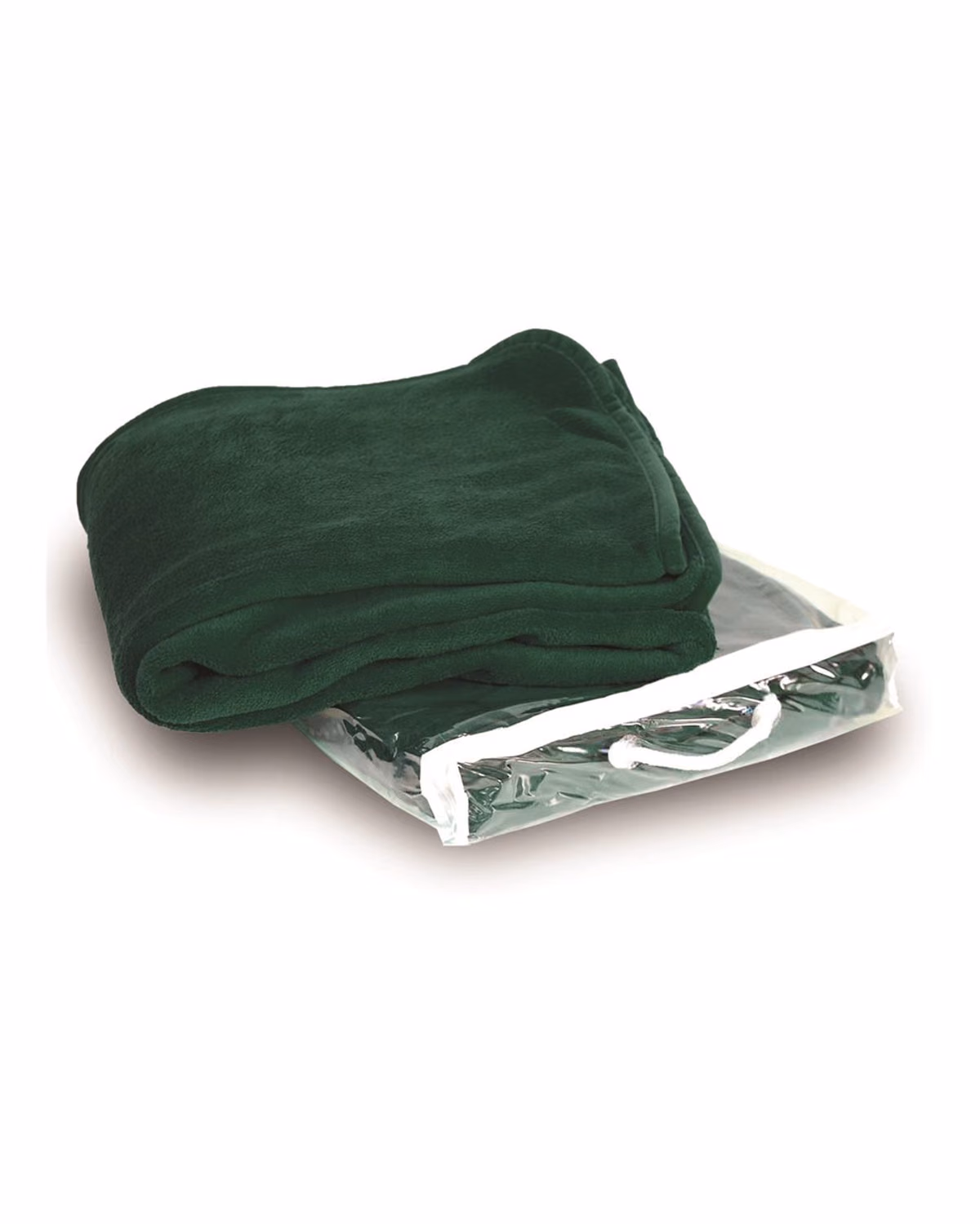 Custom Alpine Fleece Micro Coral Blanket - Forest - front