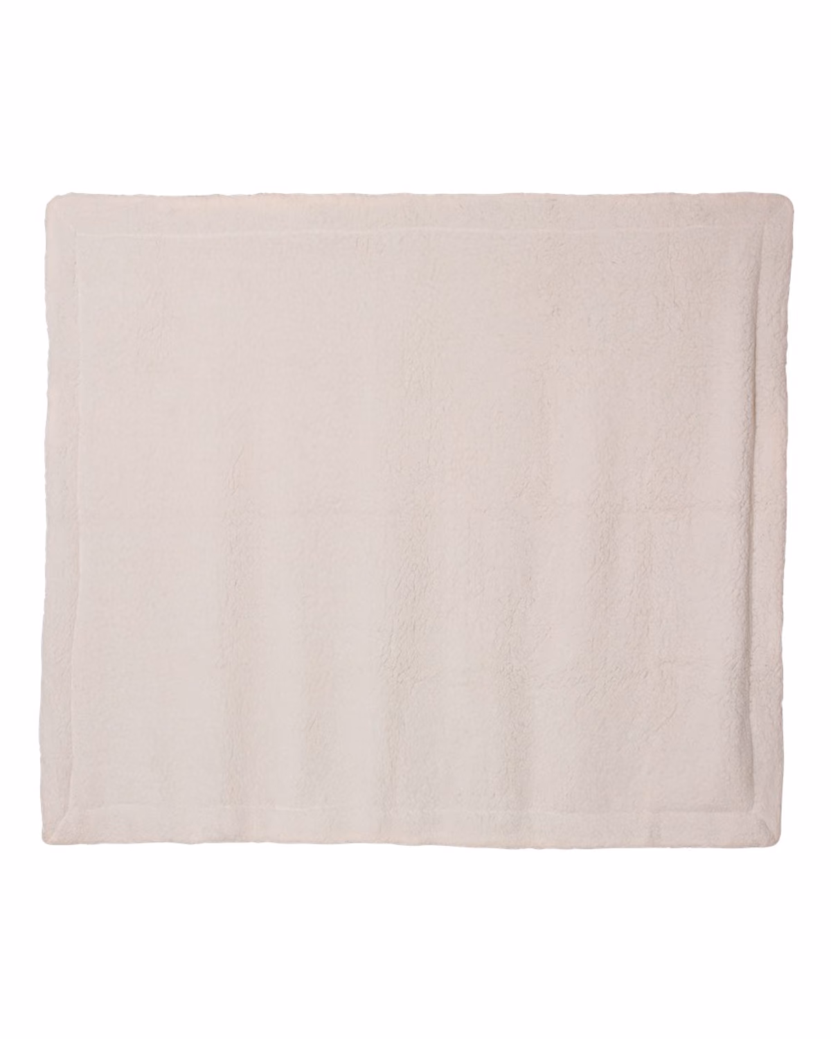 Custom Alpine Fleece Oversized Mink Sherpa Blanket - Black - back