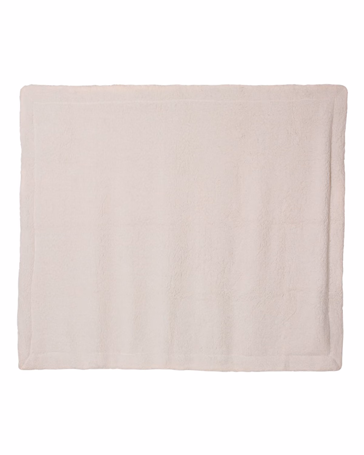 Custom Alpine Fleece Oversized Mink Sherpa Blanket - Black - back