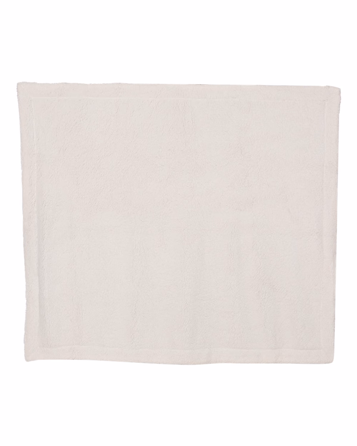 Custom Alpine Fleece Oversized Mink Sherpa Blanket - Grey - back