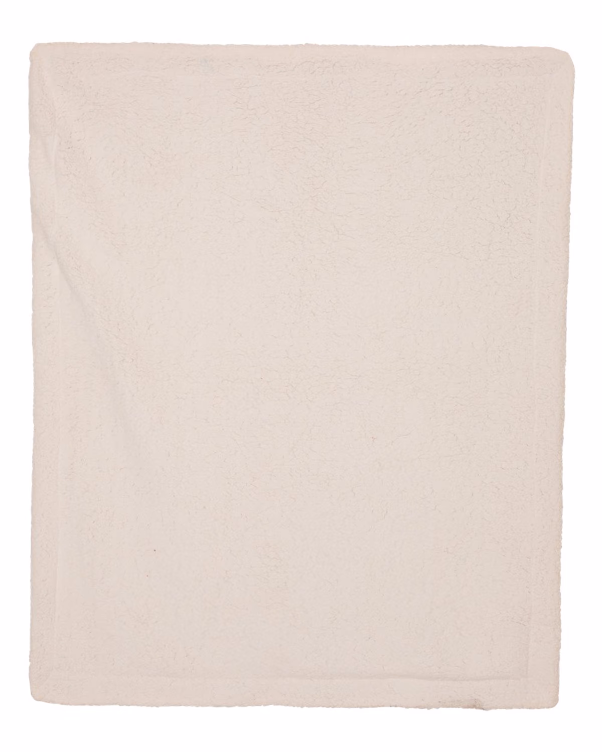 Custom Alpine Fleece Oversized Mink Sherpa Blanket - Navy - back