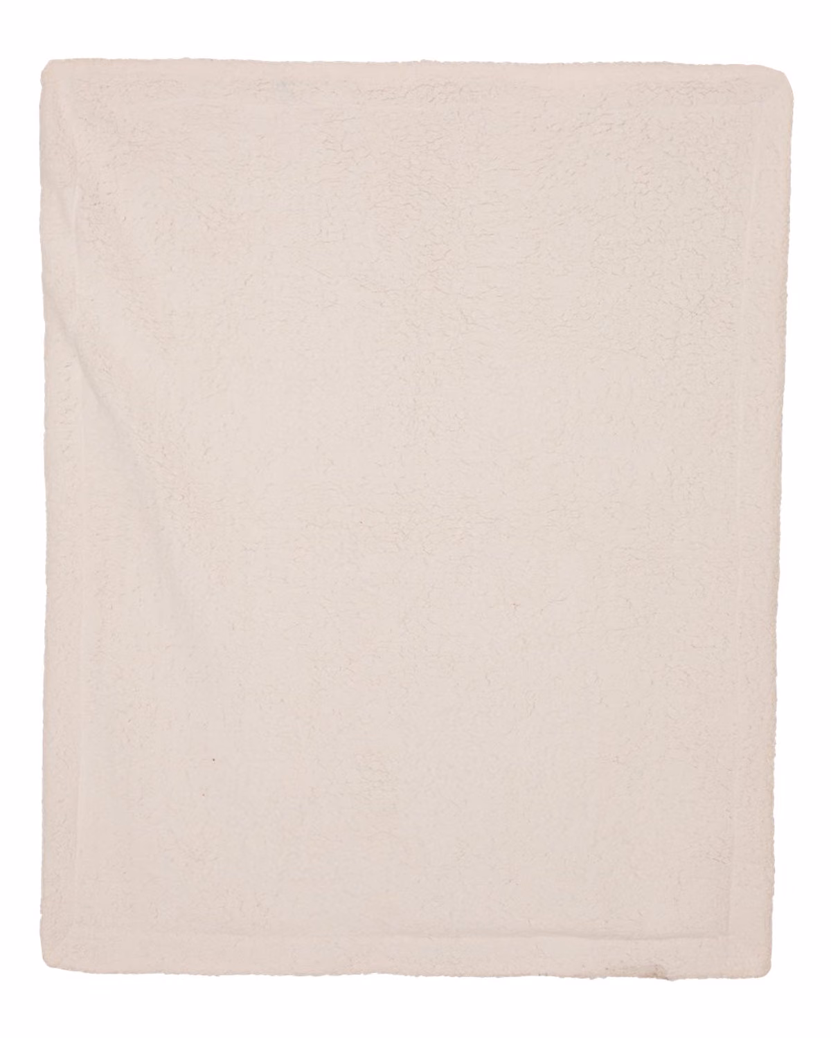 Custom Alpine Fleece Oversized Mink Sherpa Blanket - Navy - back