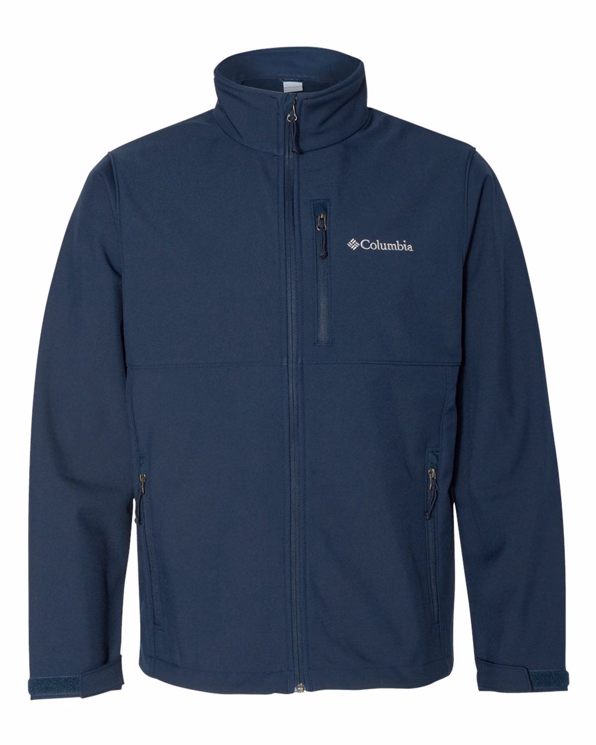 Custom Columbia Ascender™ Soft Shell Jacket - Collegiate Navy - front