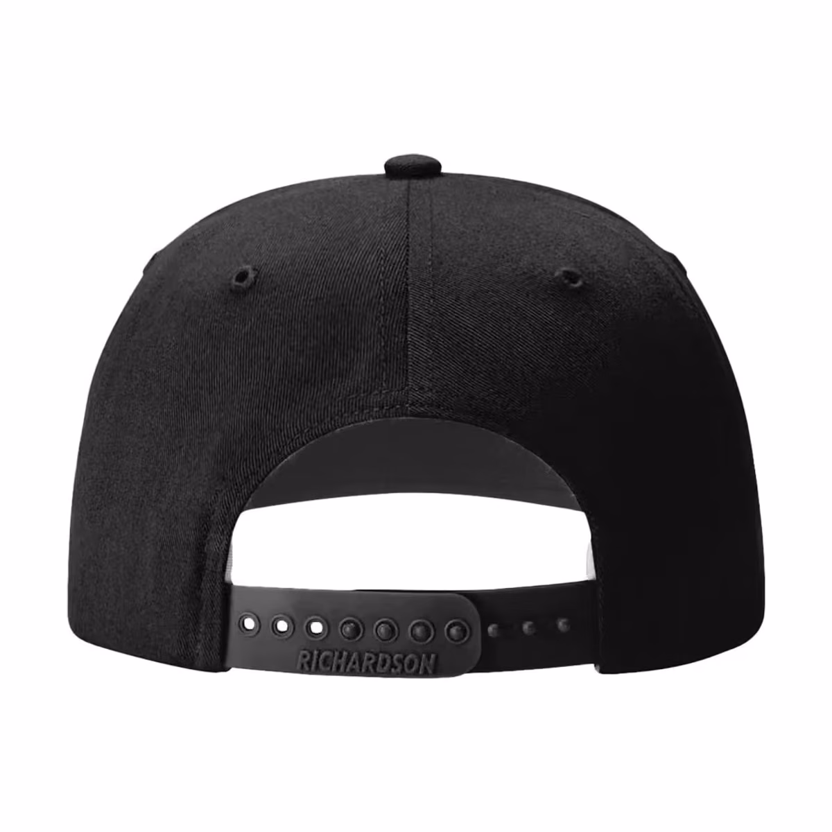 Custom Richardson Twill Back Trucker Cap - Black back