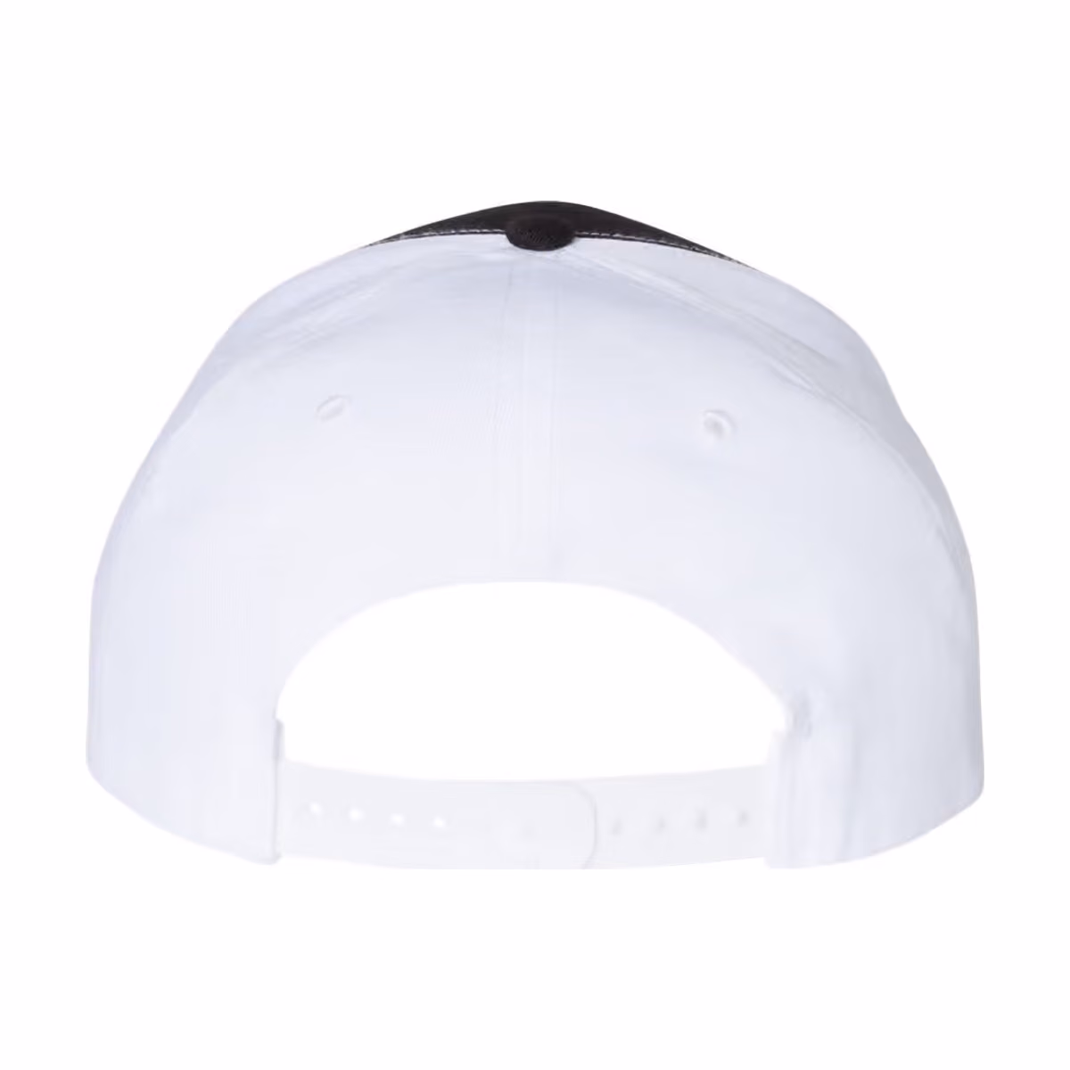 Custom Richardson Twill Back Trucker Cap - Black/ White back