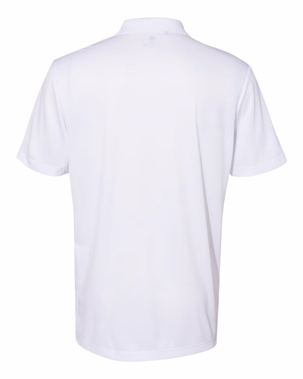 Custom Adidas Men's Performance Polo - White flat back