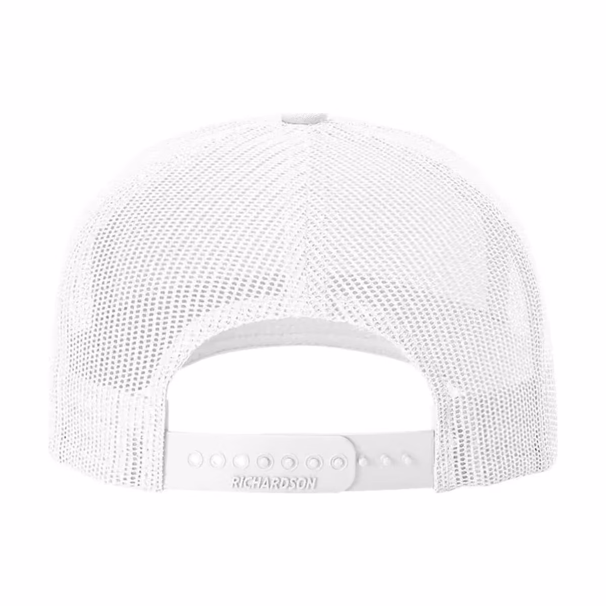 Custom Richardson 112FP Five-Panel Trucker Cap - White back