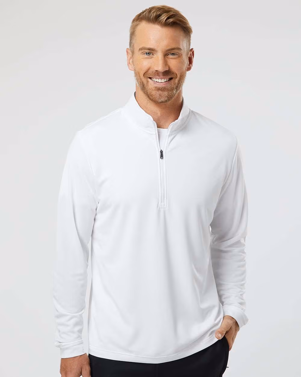 Custom Adidas Men's Ultimate365 Lightweight Quarter-Zip Pullover
