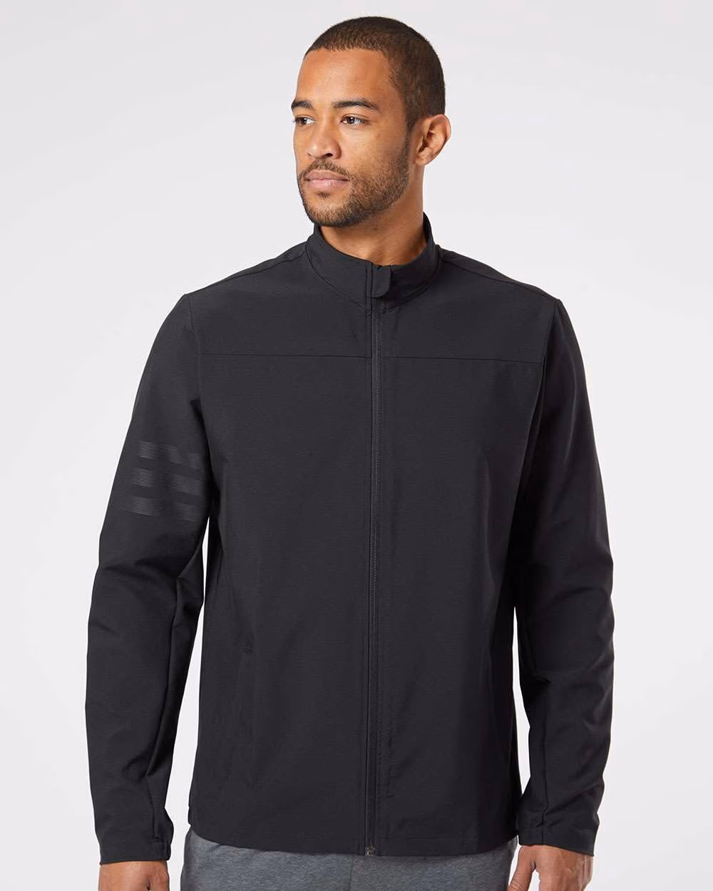 Custom Adidas Men's Wind Resistant Full-Zip Jacket