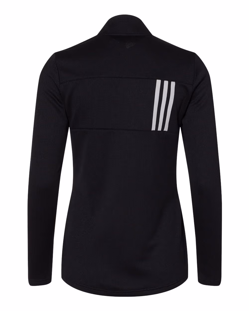 Custom Adidas Women's 3-Stripes Double Knit Full-Zip Jacket - Black/ Grey Two flat back